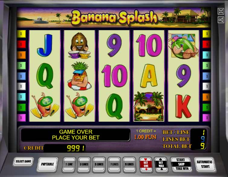 Играть в игровой автомат Банановый взрыв Играть в игровой автомат Банановый взрыв