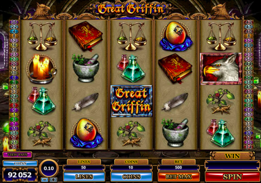 Играть в игровой автомат Великий Грифон Играть в игровой автомат Великий Грифон
