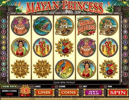 Играть в игровой автомат Принцесса Майя Играть в игровой автомат Принцесса Майя