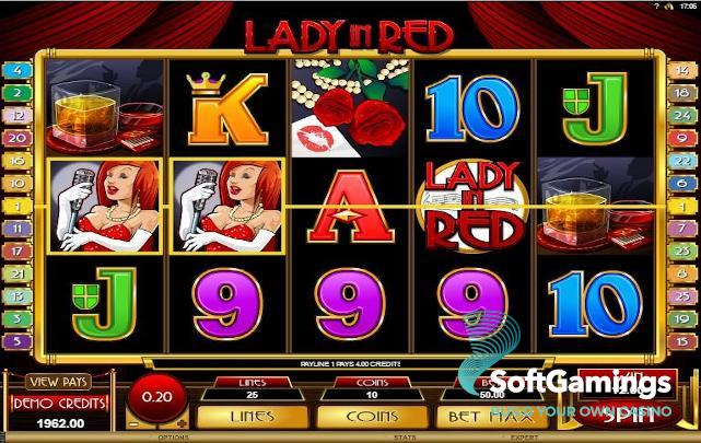 Играть в игровой автомат Леди В Красном Играть в игровой автомат Леди В Красном